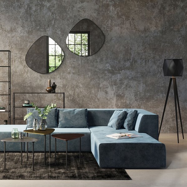 Kare designová nástěnná zrcadla Göteborg (71 x 71 cm)