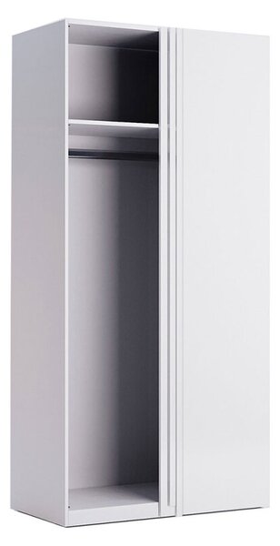 Korpus skříně Roh 90° Bílý lesk Idea