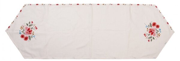 Bavlněný běhoun s květy Little Rose Collection – 50x160 cm