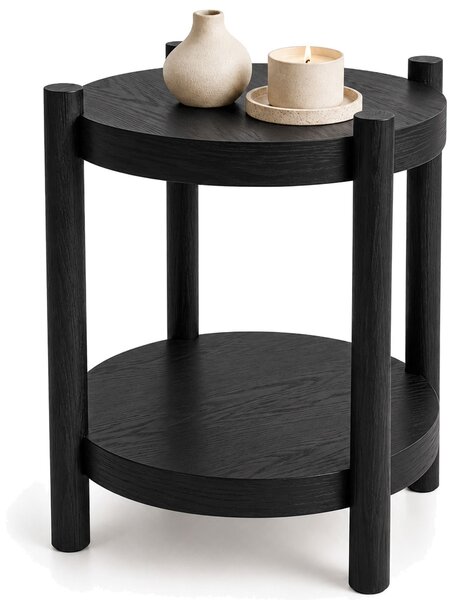 Ak furniture Konferenční stolek Terra 44,5 cm černý