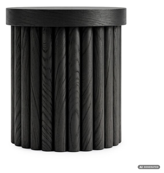 Ak furniture Konferenční stolek Tino 40 cm černý