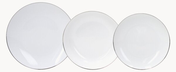 Sada porcelánového nádobí Metropolis, pro 6 osob, 18 dílů