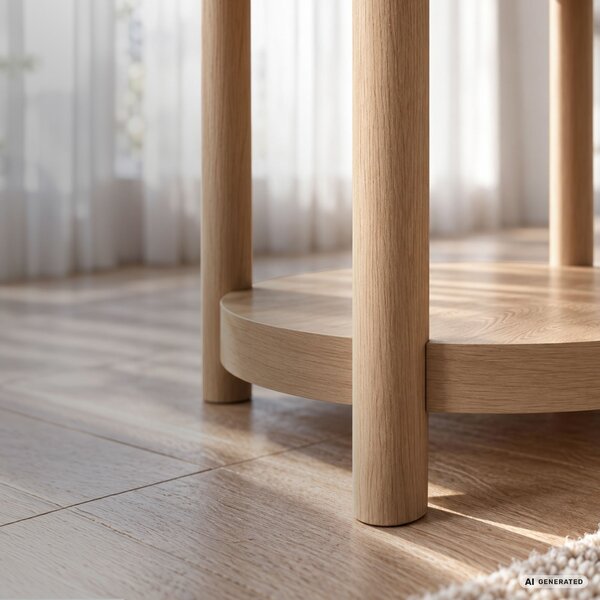 Ak furniture Konferenční stolek Terra 44,5 cm dub přírodní