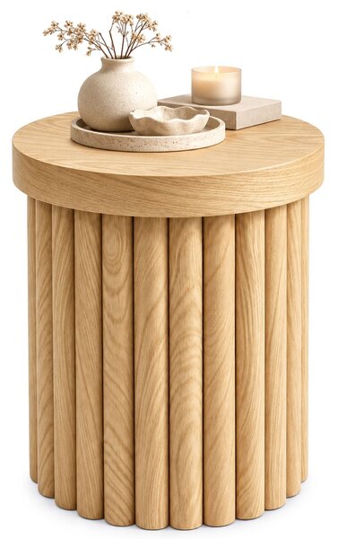 Ak furniture Konferenční stolek Tino 40 cm dub přírodní
