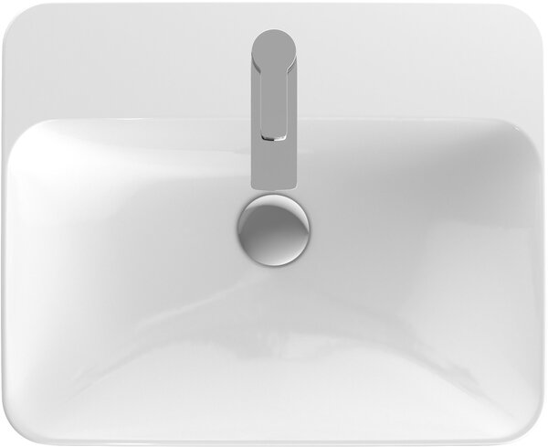 Geberit Variform umyvadlo 55x45 cm obdélníkový zápustný bílá 500.743.00.2