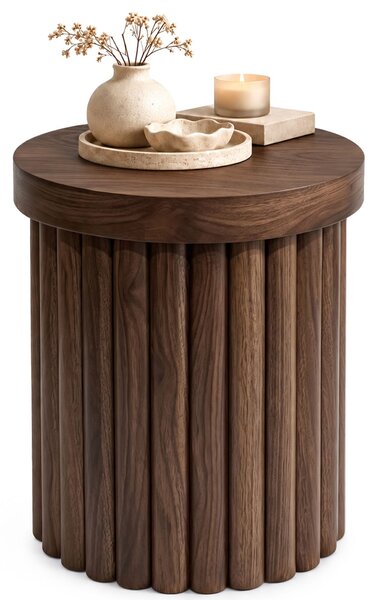 Ak furniture Konferenční stolek Tino 40 cm ořech