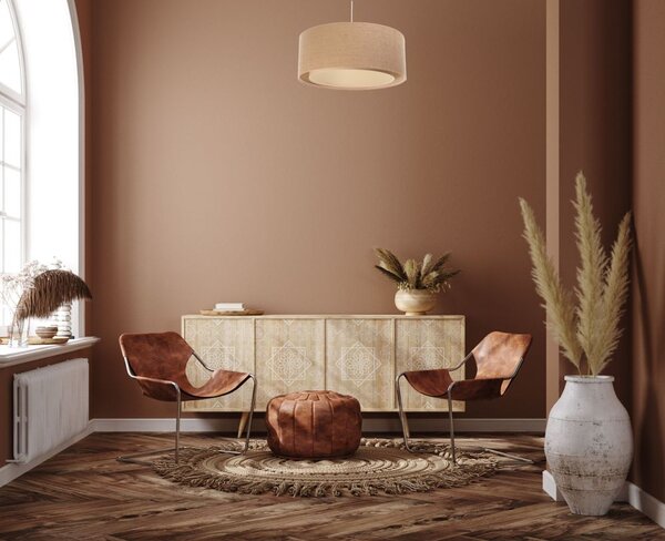 BPS Koncept Boho závěsné svítidlo 1x60 W krémová-béžová 06A-002-40