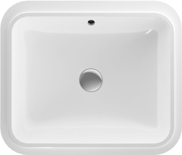 Geberit Variform umyvadlo 50x40 cm obdélníkový pod pult bílá 500.764.01.2