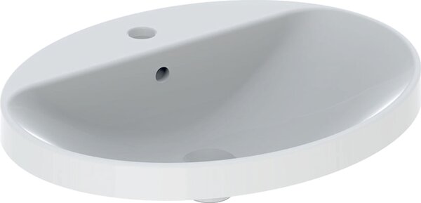 Geberit Variform umyvadlo 60x48 cm oválné zápustný bílá lesk 500.725.01.2