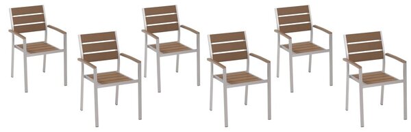 Set 6ks. židlí Vero (světlé dřevo). 1011462
