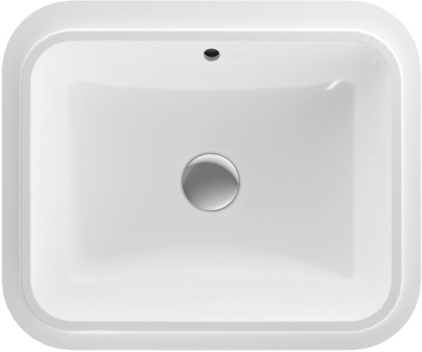 Geberit Variform umyvadlo 45x35 cm obdélníkový pod pult bílá 500.760.01.2