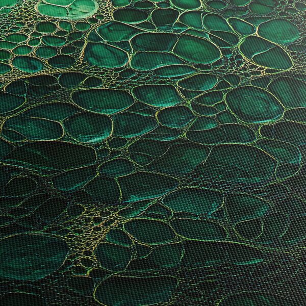 Obraz - Zelený mikroskopický snímek (170x50 cm)