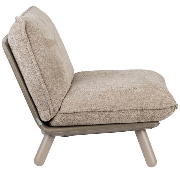 Béžové čalouněné lounge křeslo ZUIVER LAZY SACK
