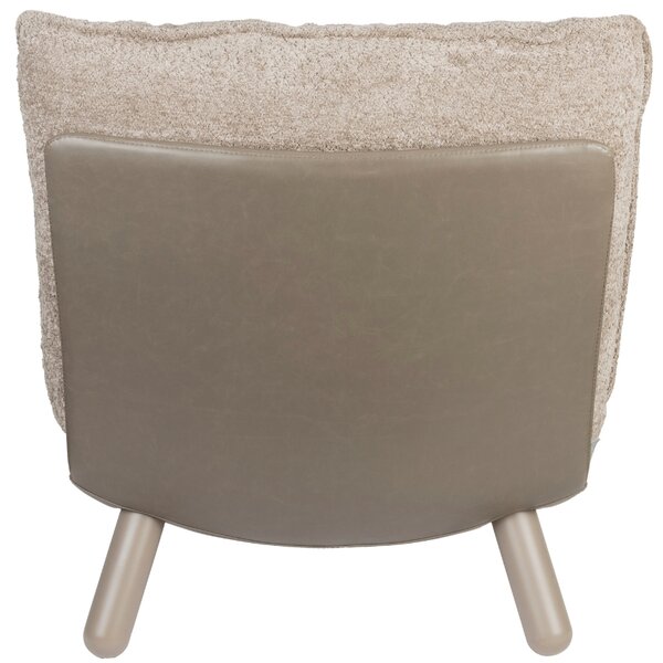 Béžové čalouněné lounge křeslo ZUIVER LAZY SACK