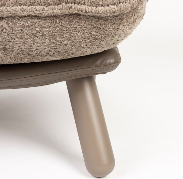 Béžové čalouněné lounge křeslo ZUIVER LAZY SACK