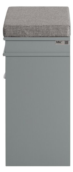 Sobuy Fsr82-K-Hg Lavice S Botníkem Botník Světle Šedý 61X51X24Cm