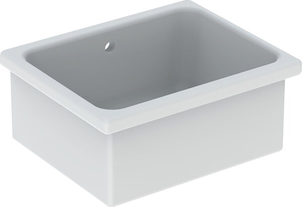 Geberit Publica umyvadlo 60x45 cm obdélníkový na pult bílá lesk 500.885.00.1