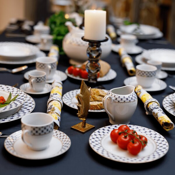 TEMPO-KONDELA GARIDA TYP 1, jídelní sada, set 57 ks, porcelán