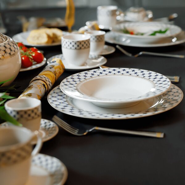 TEMPO-KONDELA GARIDA TYP 1, jídelní sada, set 57 ks, porcelán