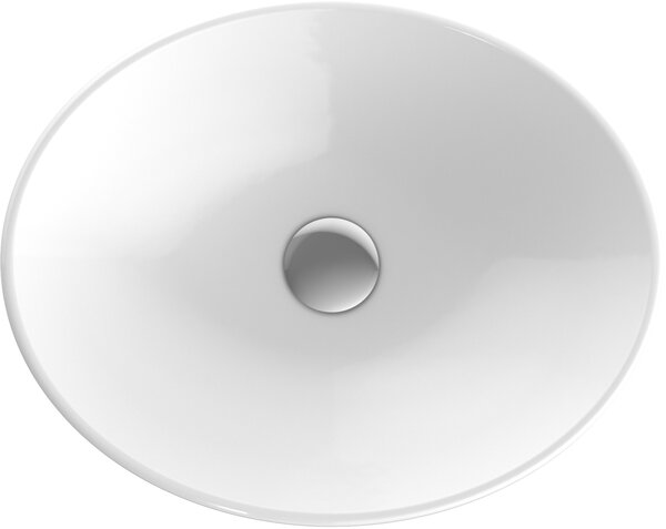 Geberit Variform umyvadlo 50x40 cm oválné zápustný bílá lesk 500.711.01.2