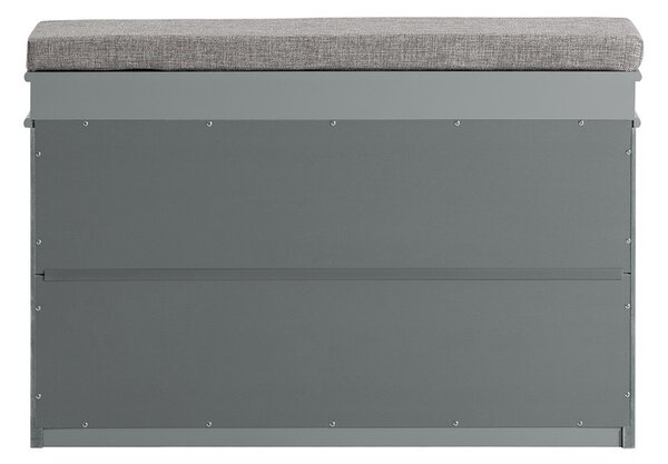 Sobuy Fsr82-L-Hg Botník Lavice S Botníkem Světle Šedý 75X51X24Cm