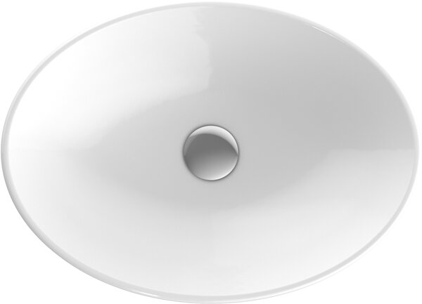 Geberit Variform umyvadlo 55x40 cm oválné zápustný bílá lesk 500.719.01.2