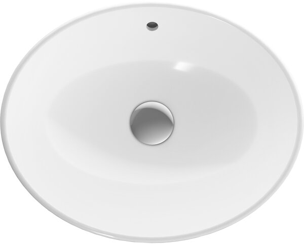 Geberit Variform umyvadlo 50x40 cm oválné zápustný bílá 500.709.01.2