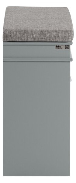 Sobuy Fsr82-L-Hg Botník Lavice S Botníkem Světle Šedý 75X51X24Cm