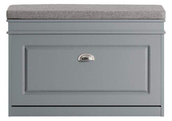 Sobuy Fsr82-L-Hg Botník Lavice S Botníkem Světle Šedý 75X51X24Cm