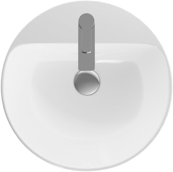 Geberit Variform umyvadlo 48x48 cm kulatý zápustný bílá 500.705.01.2