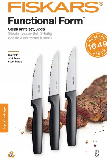 Sada nožů v pouzdře Fiskars FunctionalForm 3 ks