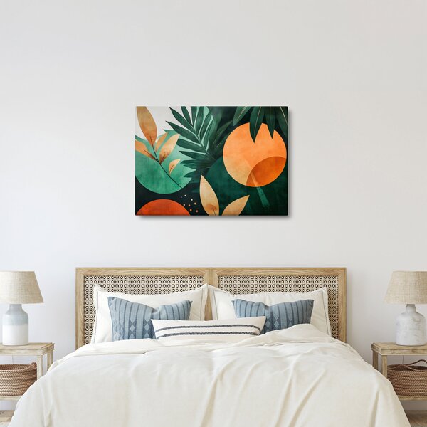 Obraz - Geometrické přírodní motivy (70x50 cm)