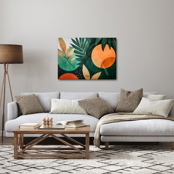 Obraz - Geometrické přírodní motivy (70x50 cm)