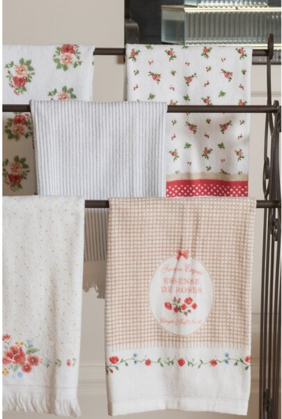 Kuchyňský froté ručník s květy Little Rose Collection – 40x66 cm