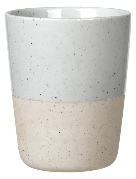 Světle šedý/béžový keramický hrnek 250 ml Sablo – Blomus
