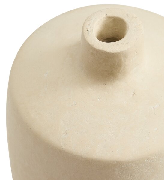Kave Home Béžová váza Mireni 26 cm