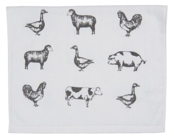 Kuchyňský froté ručník Country Life Animals – 40x66 cm