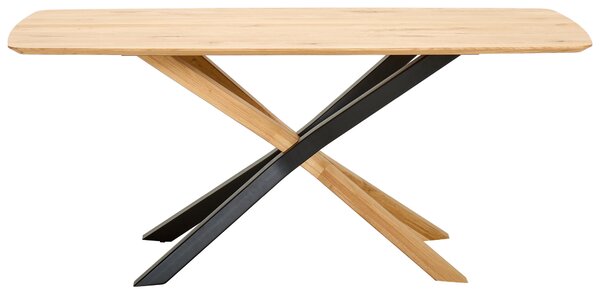 JÍDELNÍ STŮL, dub, černá, barvy dubu, 180/90/75 cm Linea Natura