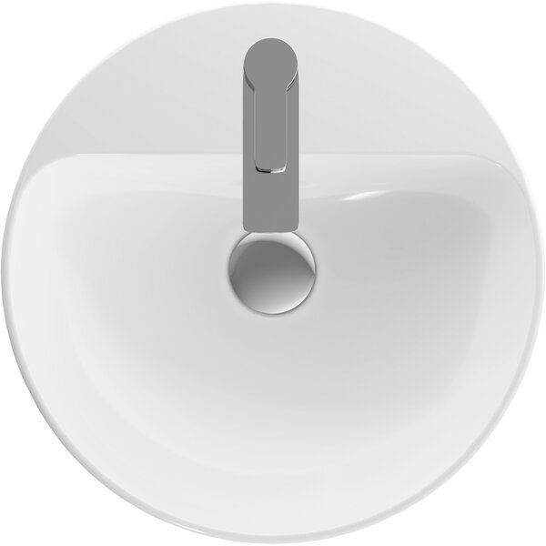 Geberit Variform umyvadlo 45x45 cm kulatý na pult bílá 500.769.00.2