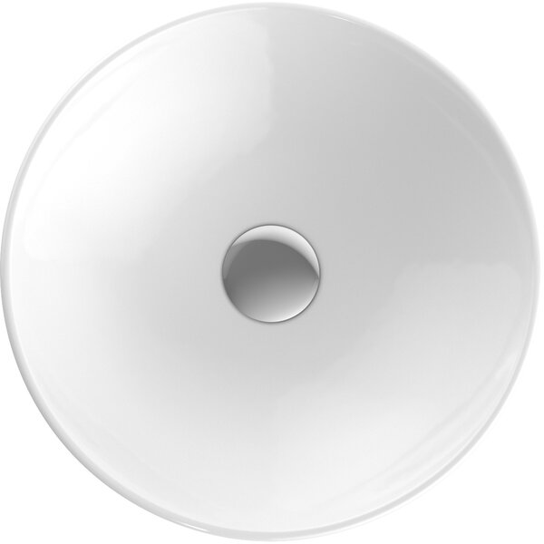 Geberit Variform umyvadlo 40x40 cm kulatý na pult bílá matný 500.768.00.2