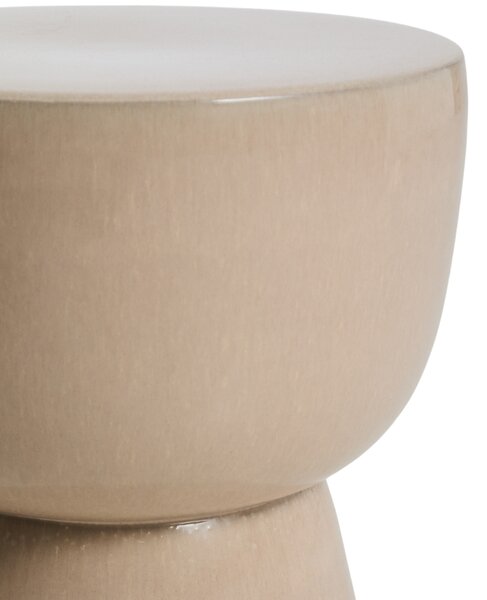 Kave Home Béžový zahradní stolek Mesquida 36 cm