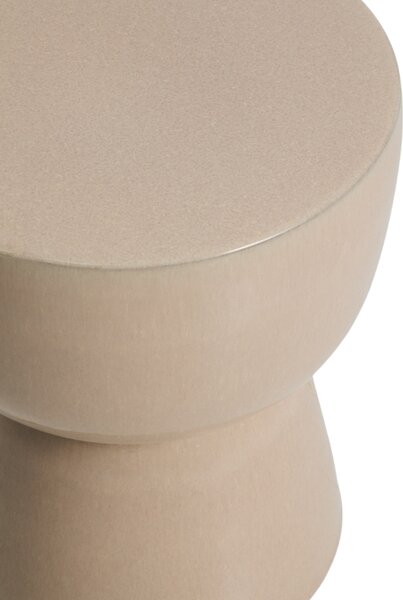 Kave Home Béžový zahradní stolek Mesquida 36 cm