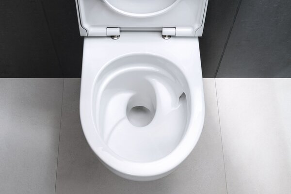 Geberit Acanto wc mísa se sedátkem s pomalým sklápěním závěsná bez splachovacího kruhu s vírovým splachováním bílá 502.774.00.8