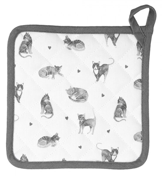 Bavlněná kuchyňská chňapka Cats and Kittens – 20x20 cm
