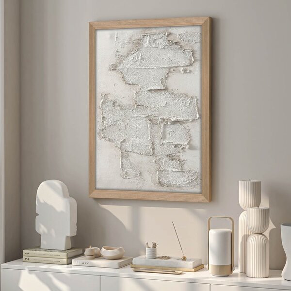 Ručně malovaný obraz 32,5x42,5 cm White rock – Malerifabrikken
