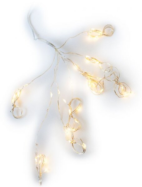 Nexos 57386 Vánoční dekorativní osvětlení – drátky - 48 LED teple bílé