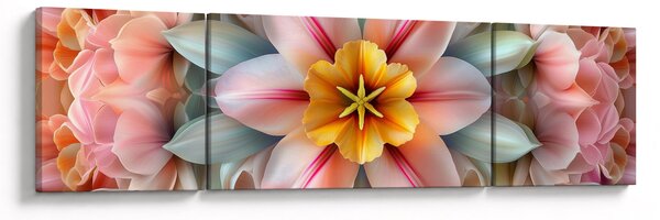 Obraz - Kaleidoskopický květ (170x50 cm)