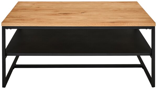 KONFERENČNÍ STOLEK, přírodní barvy, černá, dřevo, kov, 105/65/45,5 cm MID.YOU - Konferenční stolky, Online Only