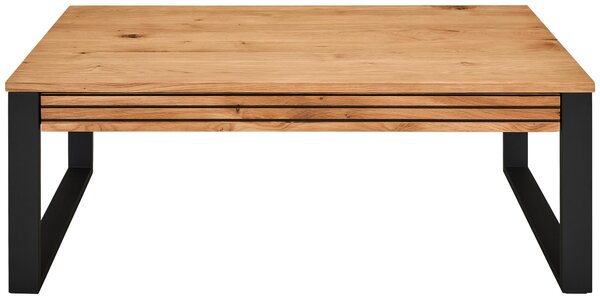 KONFERENČNÍ STOLEK, přírodní barvy, černá, dřevo, kov, 115/60/42 cm MID.YOU - Konferenční stolky, Online Only
