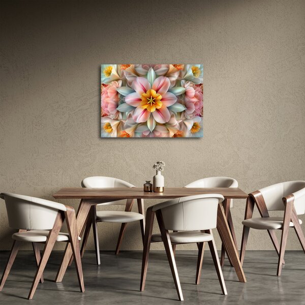 Obraz - Kaleidoskopický květ (70x50 cm)